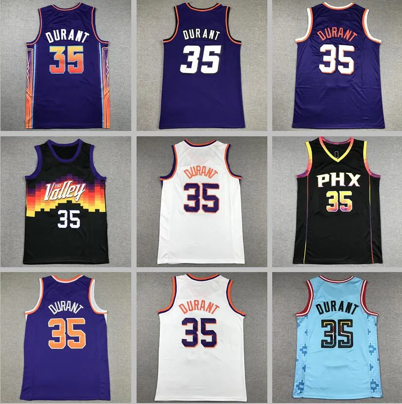 Jerseys de baloncesto Kevin Durant Purple Black White 2024 Ciudad Hombres Mujeres Juveniles S-XXL Sport Jersey