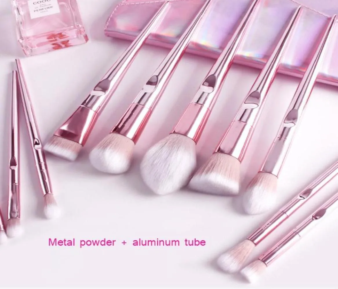 10pcs Makeup Brush Brush Set Eyeshadow Powder Highlight Sculpting Blush Cosmetic Beauty Make Up Tools GOOD9875818