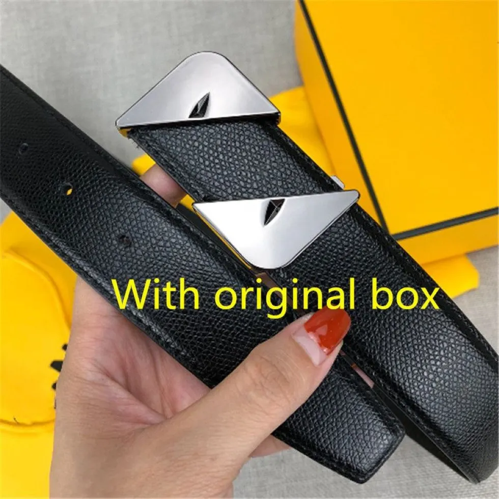 2020 with original box Designer Belts Luxury Belts Mens Womens Belt Brand Casual with Monster Smooth Buckle Novelty Belt Leather B285n