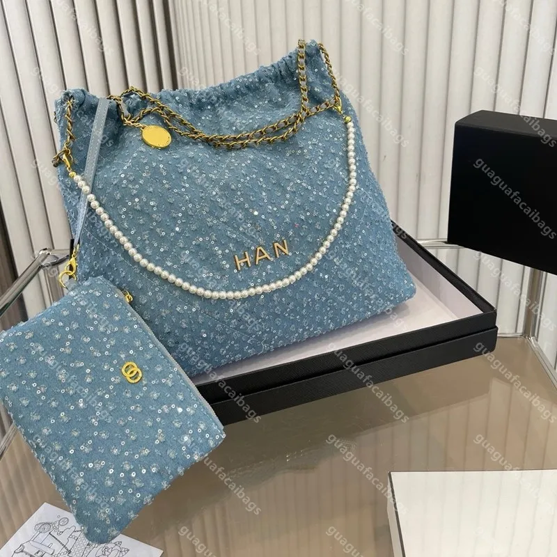 10A Borsa cc di alta qualità Borsa a tracolla da donna Borsa a tracolla firmata Borsa portamonete in oro Set con diamanti Borsa shopping Borsa spazzatura ad alta capacità Borsa portafoglio in pelle Tote