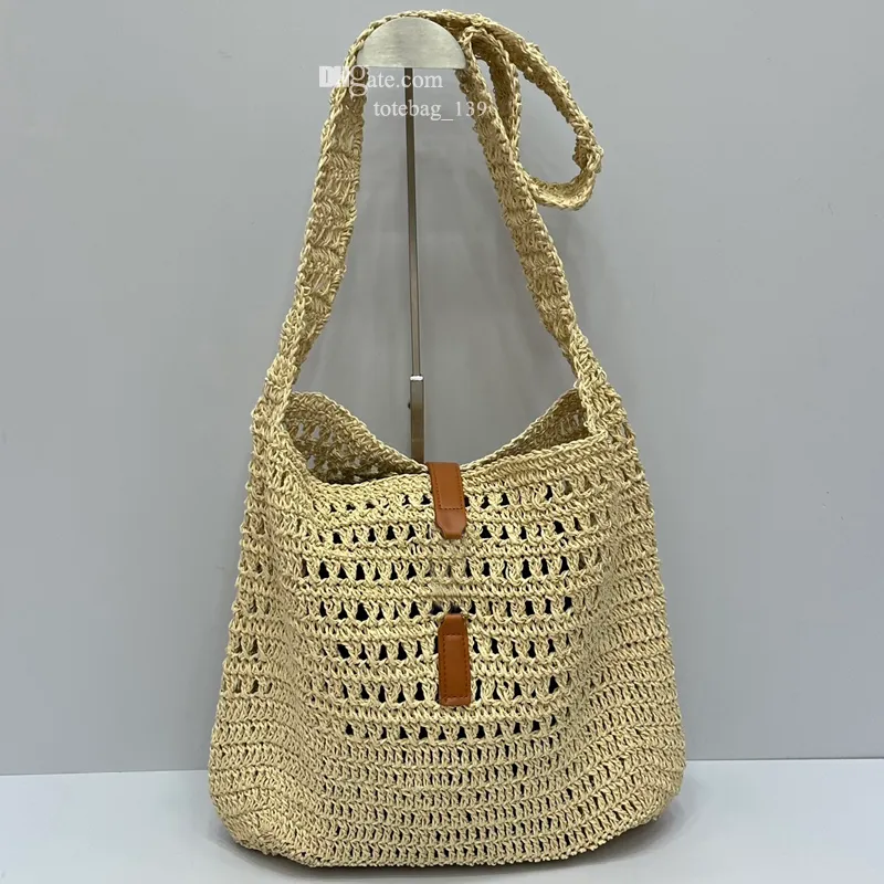 Designer Le 5 A 7 Straw Bag Hobo Underarm Shoulder Satchel Bags Women's Tote Luxury Woven Beach Bag