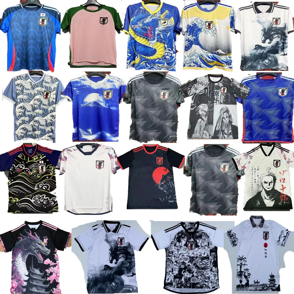 Voetbalshirts Japan Jerseys Cartoon isagi Atom Tsubasa Minamino Asano Doan Kubo Ito Man Kit Japans Special Uniform 22 23 voetbalhirt fanversie