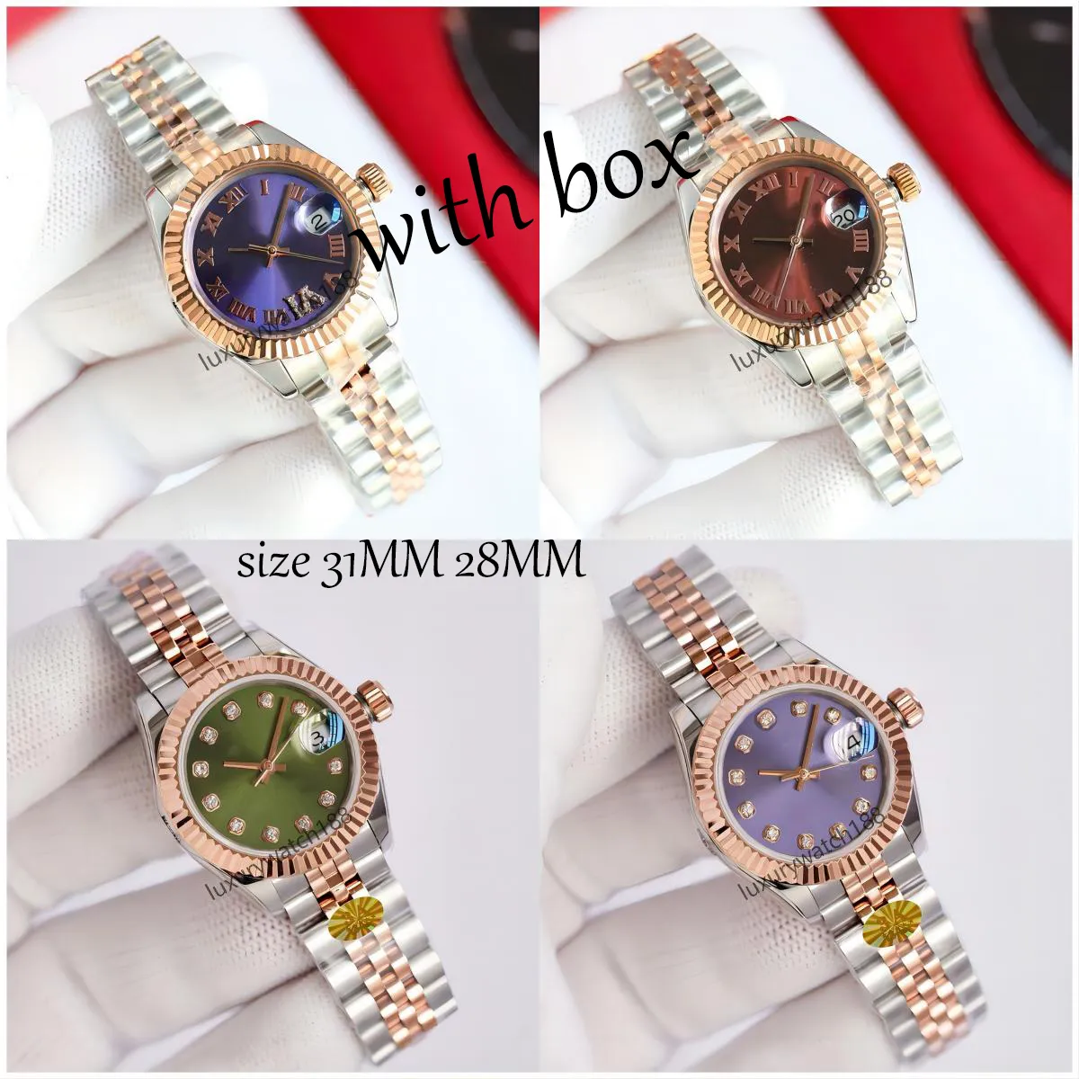 Womens Watch Designer Watch Luxury High Quality Automatic Movement womans watches Date Size 31MM 28MM 50M waterproof sapphire watch Fashion Watch Women Watch