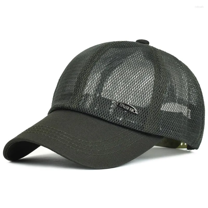 Ball Caps Summer Mesh Outdoor Sport Quick Drying Baseball Cap Men Woman Breathable Hat Dad Adjustable Trucker Style Low Profile