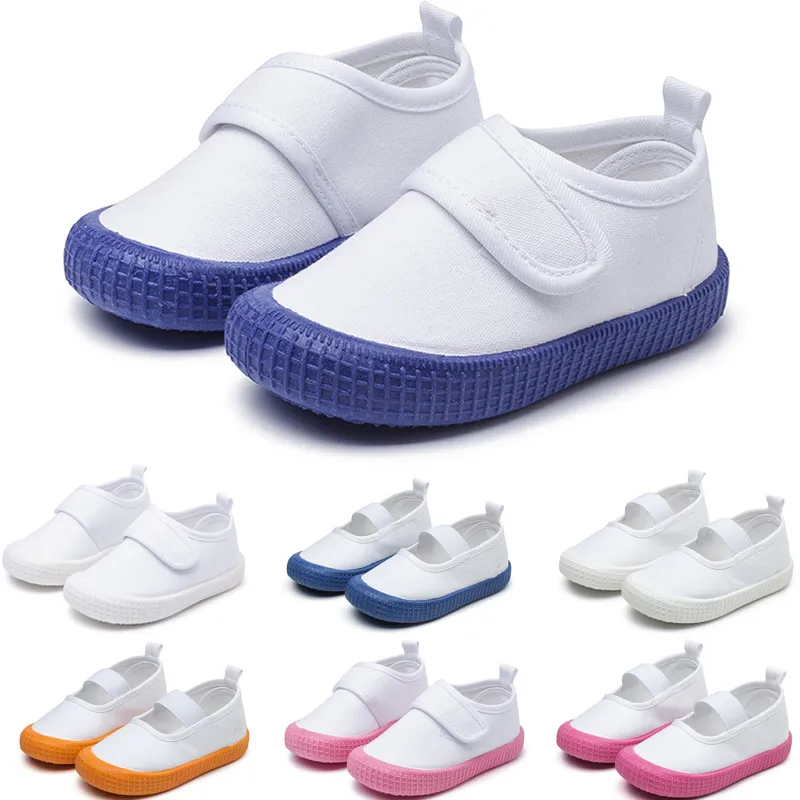 Vårbarn Canvas Running Shoes Boy Sneakers Autumn Fashion Kids Casual Girls Flat Sports Size 21-30 GAI-34