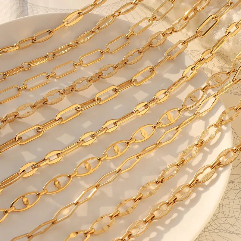 Amaiyllis 18K Gold Minimalist Stacked Cuban Heavy Chunky Bracelet Necklace Set Light Luxury Hip Hop Chain Necklaces Jewelry 240305