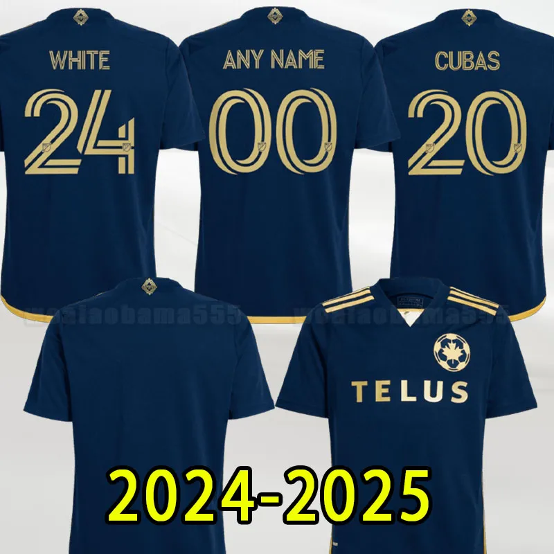 2024 2025 Vancouver Maglie da calcio Whitecaps casa lontano uomo bambini kit completo fan versione giocatore 24 25