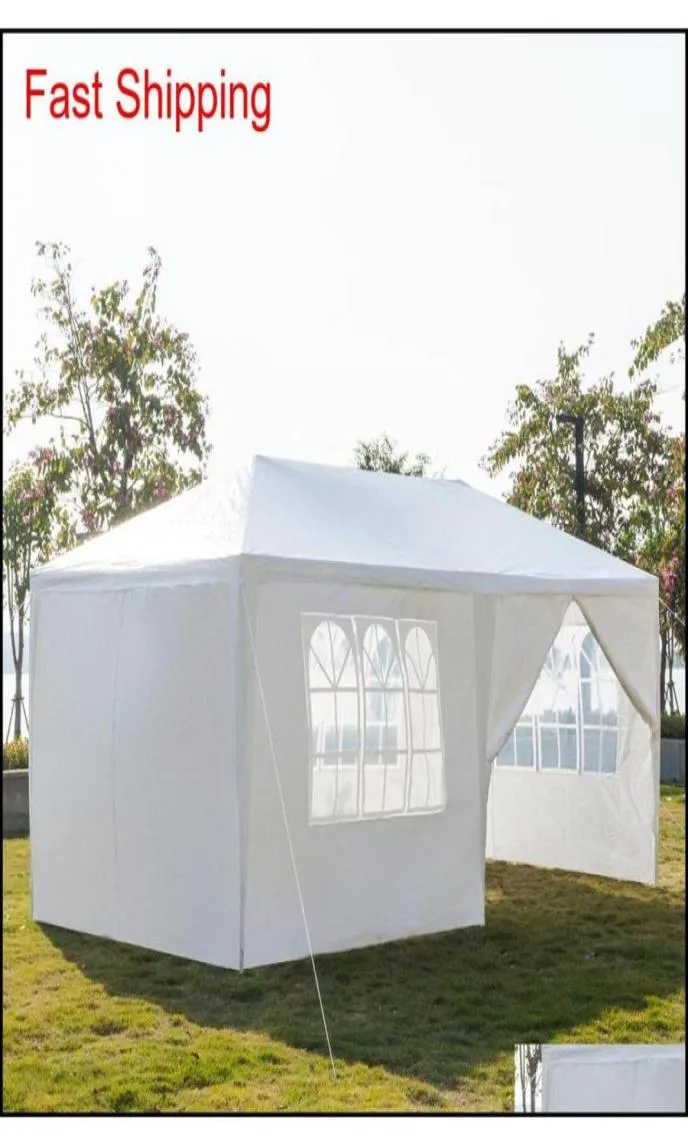 KXw hairclippersshop28000623 10 x 20 Fuß Außenterrasse Hochzeitszelt 6 Fensterwände Reißverschluss Türüberdachung Party Heavy Duty 3 x 6 m wasserdichter Pavillon KXw