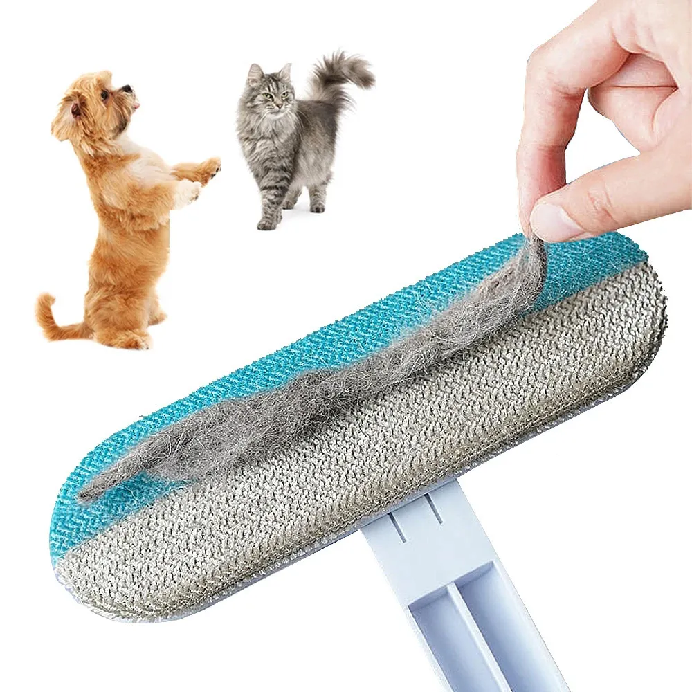 Multifunktion Pet Hårborttagare Återanvändbar päls Ludd Remover Animal hårrulle tar bort ludd från kläder Hårborttagare Brush Dog Cat 240307