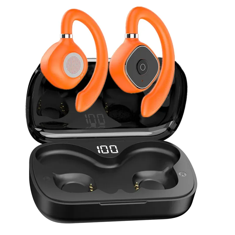 Przewodnictwo powietrzne słuchawki Bluetooth nie douszne bezprzewodowe zestaw słuchawkowy Bluetooth Sports Running Ear SHEPSOOTH Bluetooth