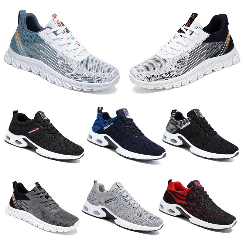 Nouveaux hommes femmes chaussures randonnée course chaussures plates semelle souple mode blanc noir rose bleu confortable sport D11-1 GAI