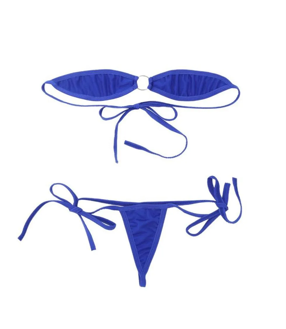 Onepiece passar kvinnor exotiska strandkläder minimal cover selftie mini mikro bikini sätter av axel behå toppar med gstring kort8121340