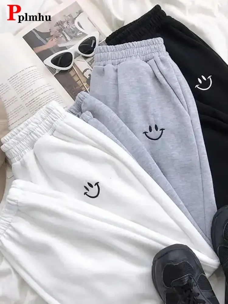 Capris Autumn Winter Sweatpants Women's Fashion Sport Pants Grey Sweat Pantalones Ny Casual Harem Jogger Baggy Ovresize 6xl Byxor