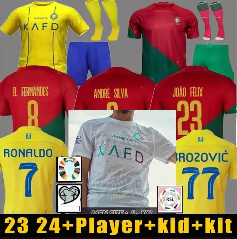 22 23 24 Al Nassr FC Jerseys de futebol Ronaldo camisa de futebol CR7 Gonzalo Martinez Talisco Ghislain Konan Vincent Aboubakar M