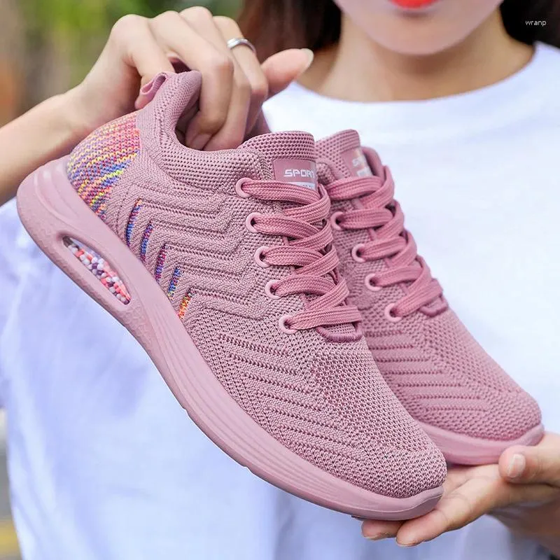 Shoes 2024 362 Cushion Sports Air Casual Fashion and Trendy Women Elastic Band Sneakers for Zapatos De Mujer 573 B 12 211 40415