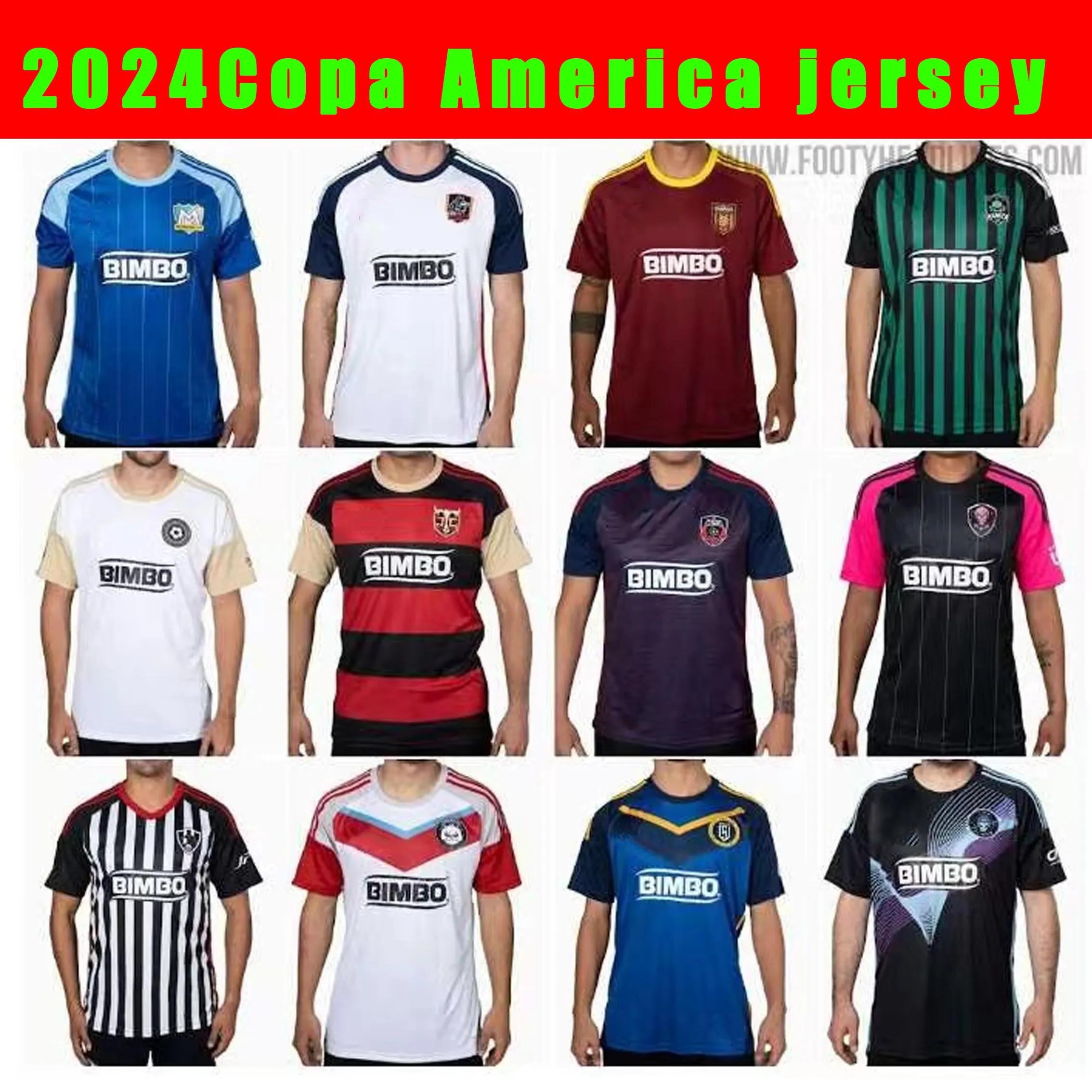 2024 Copa America Futbol Jersey Kulübü de Cuervos Raniza FC Muchachos FC West Santos Olimpo United 24 25 Peluche Caligari Futbol Gömlek Setleri Erkek Kit Meksika Üniforma