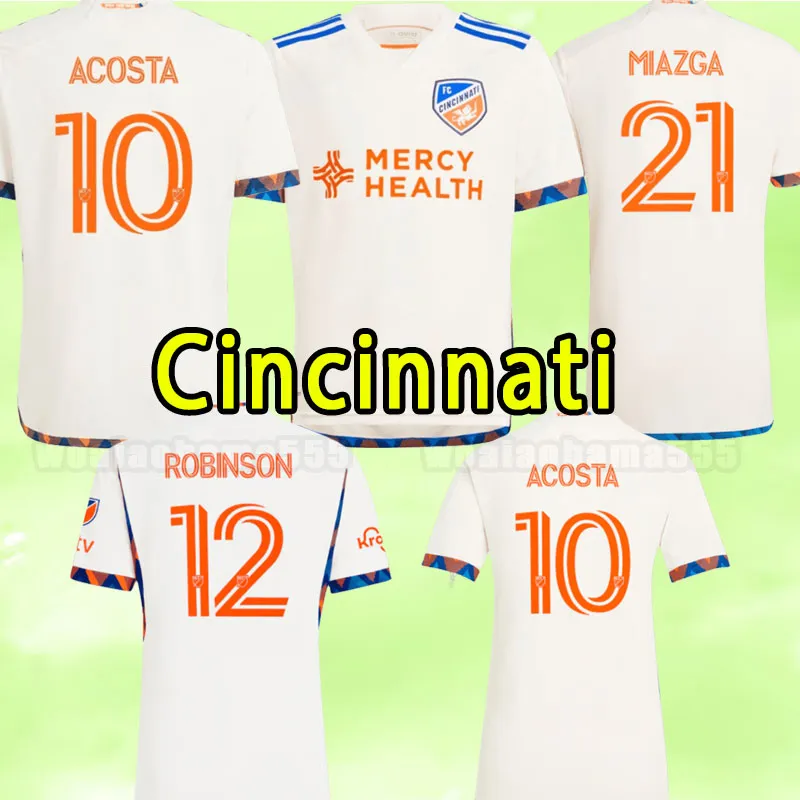 FC Cincinnati Brandon Vazquez 2024 maglie da calcio home blu VAZQUEZ 19 OBINNA 5 MIAZGA 21 HAGGLUND 23 24 maglie da calcio uomo tifosi giocatore