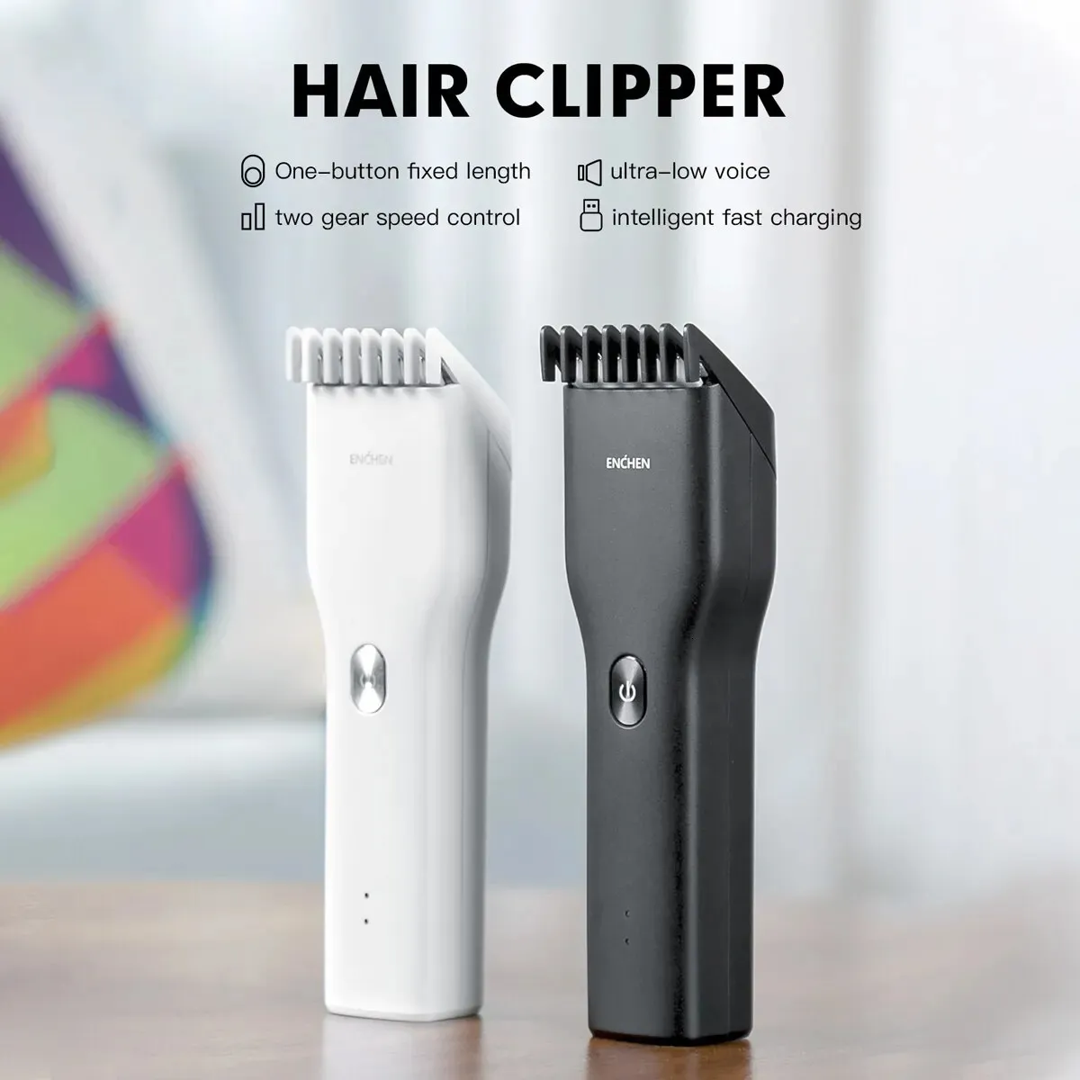 Enchen Boost Hair Clipper Professional Fast Type-C شحن آلة الشعر السيراميك آلة الشعر لرجال للرجال البالغين 240223