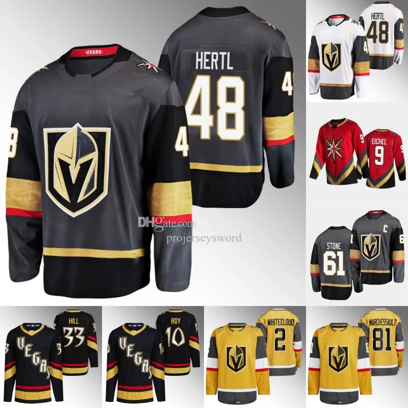 Golden Knightses Tomas Hertl Jersey Mark Stone Jonathan Marchessault Nicolas Roy Alec Martinez Jack Eichel Shea Theodore Nicolas Haag Michael Amadio Adin Hill