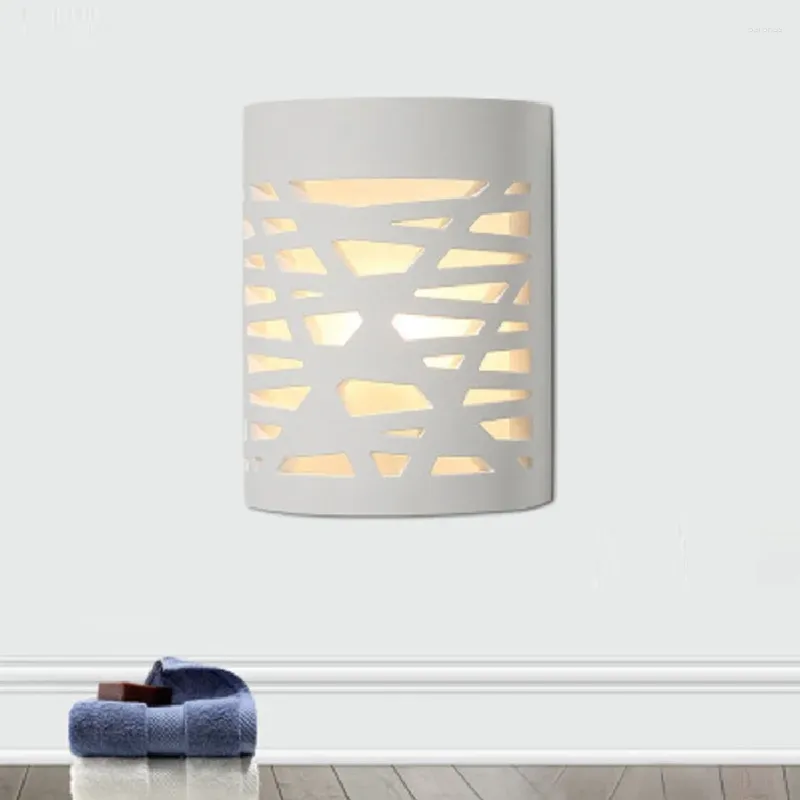 Lampa ścienna lukloy nowoczesny salon kinkiet lenoziakowy korytarz korytarza białego ozdobnego oświetlenia