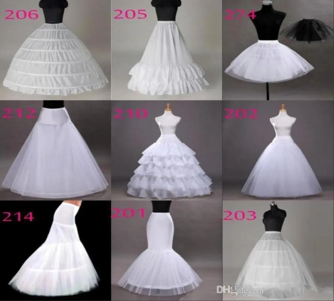 tutu petticoats 10 أنماط بيضاء خط البال بلوب فساتين حفل زفاف حورية البحر يدوين التنورات البوتنية مع hooplesslless cr9845170