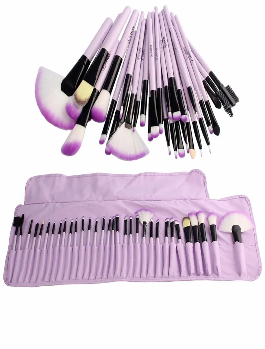 Pro VANDER 32 pièces Pinceaux de Maquillage sac ensemble fond de teint poudre Pinceaux Maquillage cosmétiques pinceau Tools7041314