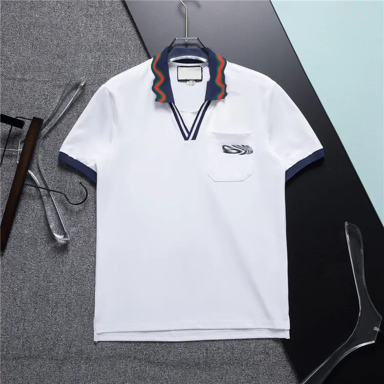 Mens polo Shirt Designer polo Shirt Mens Luxury Short Sleeve lapel Casual T-shirt Fashion High Quality Pure cotton Breathable Sports Embroidery Asian size M-3XL GC08