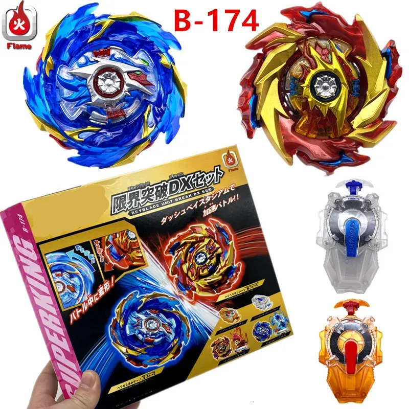 B174 LIMIT BREAK DX Set Spinning Top Toys for Children2 gyro 2 er 240304