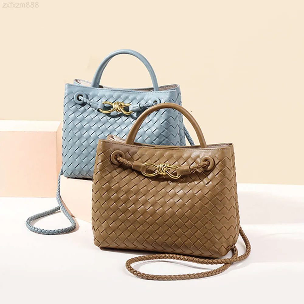 Hot Sale Personalized Large Capacity Handbag Temperament Simple Hand-woven Practical All-match Shoulder Bag