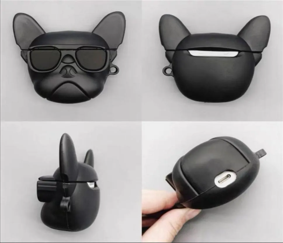 2021 BULLDOG DESIGN CASE FÖR EARPERFONER FÖR AIRPODS EARPHONE ACCTIONERS6285709