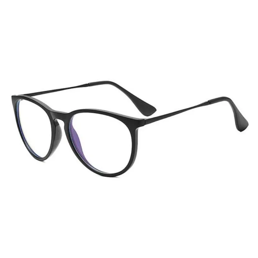 Klassieke Ronde Brilmonturen Mannen Vrouwen Blauw Licht Blokkeren Metalen Frame Optische Brillen Designer Brillen Gafas de sol met bag335v