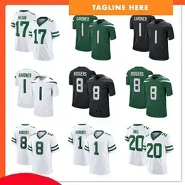 ``jets``Football Jerseys 8 Aaron Rodgers 1 Ahmad Gardner 17 Garrett Wilson 84 Corey Davis 24 Darrelle Revis 4 D.J. Reed 11 Jermaine Johnson II 73 Joe Klecko 88 Al Toon