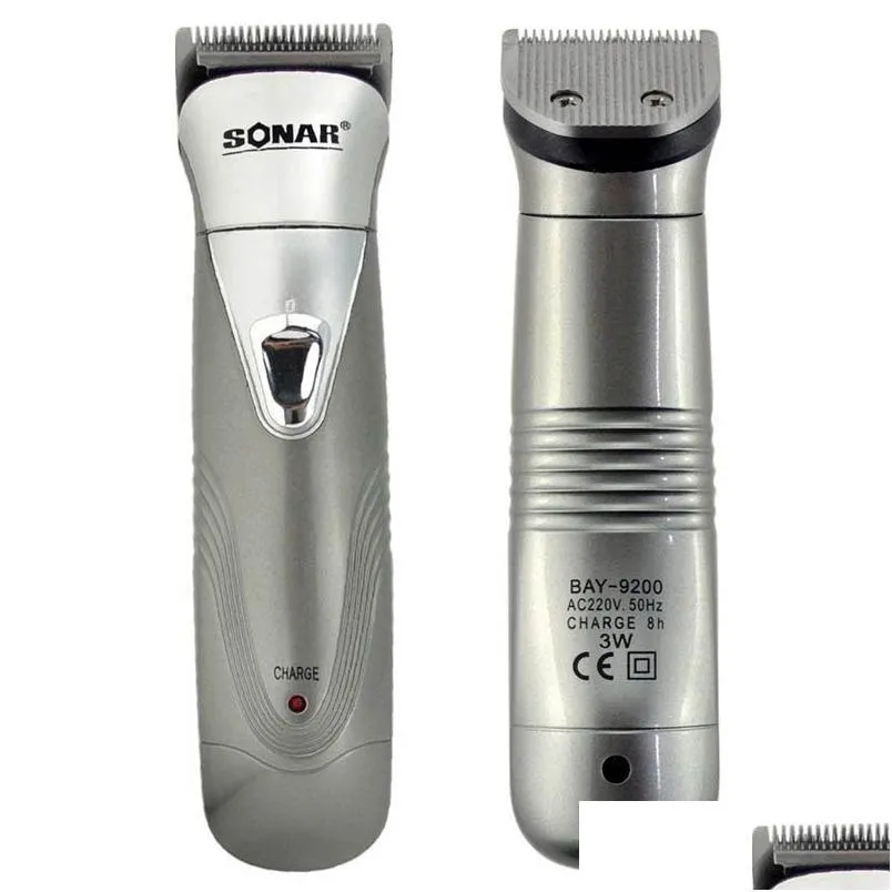 Electric Shavers Men Electric Shaver Razor Precision Justerbar hårtrimmer Clipper Beard Cordless Barber Tools med högkvalitativ Dro Dhdeg