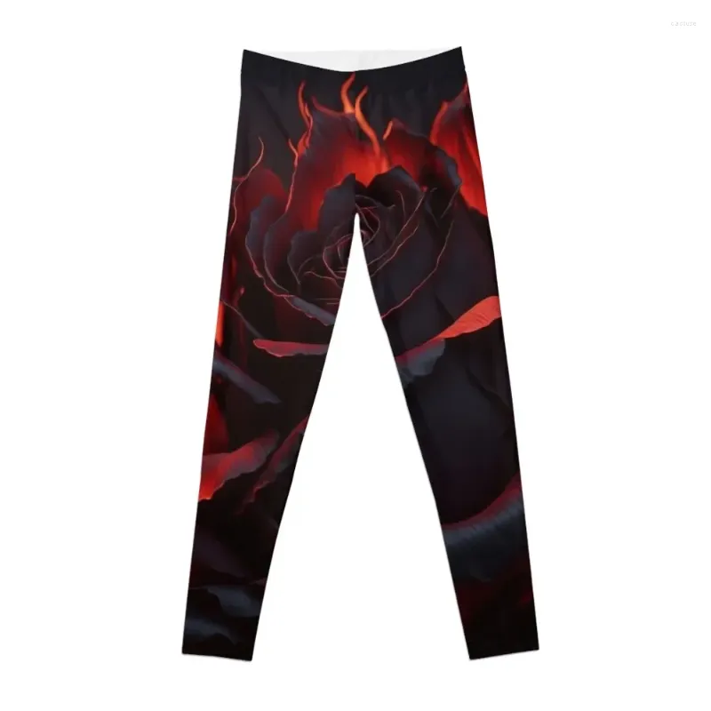 Pantaloni attivi Black Rose 2.0 Leggings Abbigliamento da allenamento per donna a vita alta