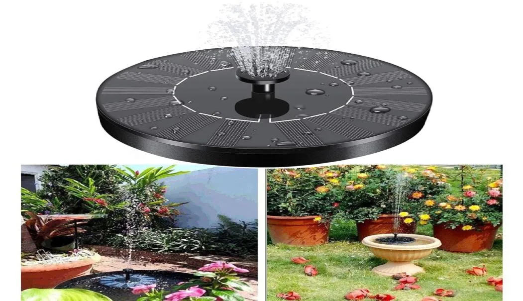 Mini Solar Water Pump Garden Decorations Power Panel Kit Fountain Pool Pond Waterfall 14W Outdoor Floating Home Decor6292536