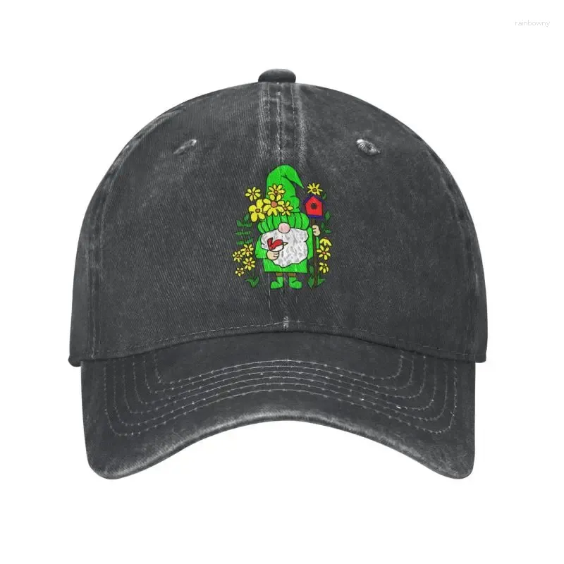 Casquettes de baseball Mode Coton Tournesol Jardin Gnome Casquette de baseball pour hommes Femmes Personnalisé Réglable Adulte Papa Chapeau Hip Hop