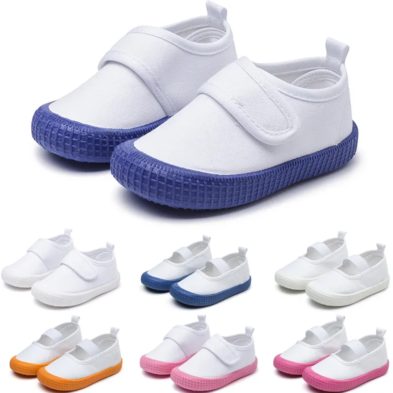 Spring Children Canvas Runda Buty Chłopiec Sneakers jesień dzieci Casual Girls Flat Sport Rozmiar 21-30 GAI-9 XJ XJ