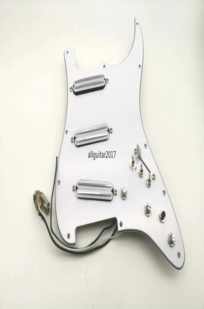 Pickup per chitarra Cablaggio Assemblaggio Pickup per chitarra elettrica Humbucker SSS bianco Adatto per chitarra Strato 20 suoni diversi4848153