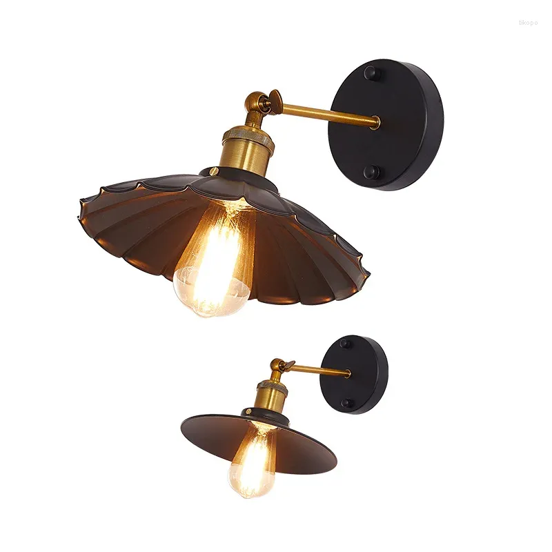 Lampa ścienna vintage lampy LED oświetlenia wewnętrznego wystroju domu opraw oświetlenia sypialnia światła salonu restauracja kawiarnia kawiarnia kawiarnia