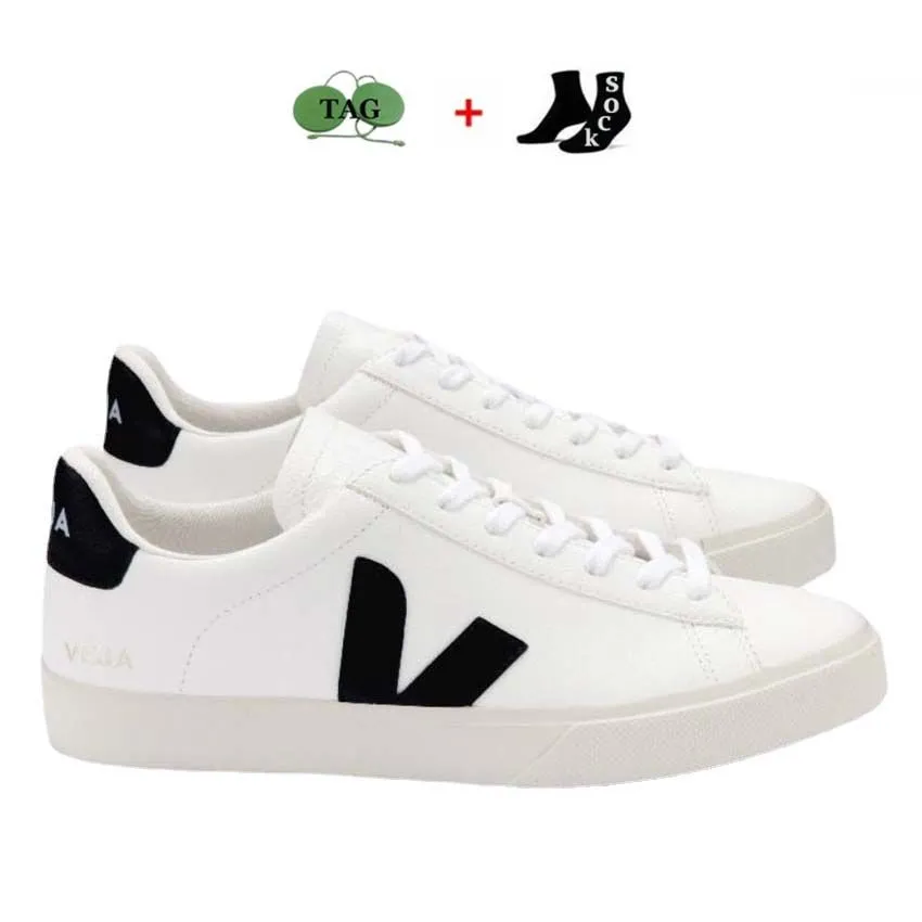 2024 أحذية جديدة فرنسية البرازيل الأخضر Low-Carbon Life v Organic Cotton Flats Platform Sneakers Women Casual Classic Designer Shoes Mens