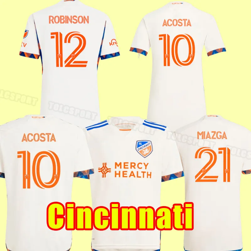 23 24 24 FC Cincinnati piłka nożna Kubo 2023 2024 Brenner Acosta Hagglund Vazquez Obinna Barreal Angulo Football Shirt Badji Santos Moro Mens MLS MLS Jersey