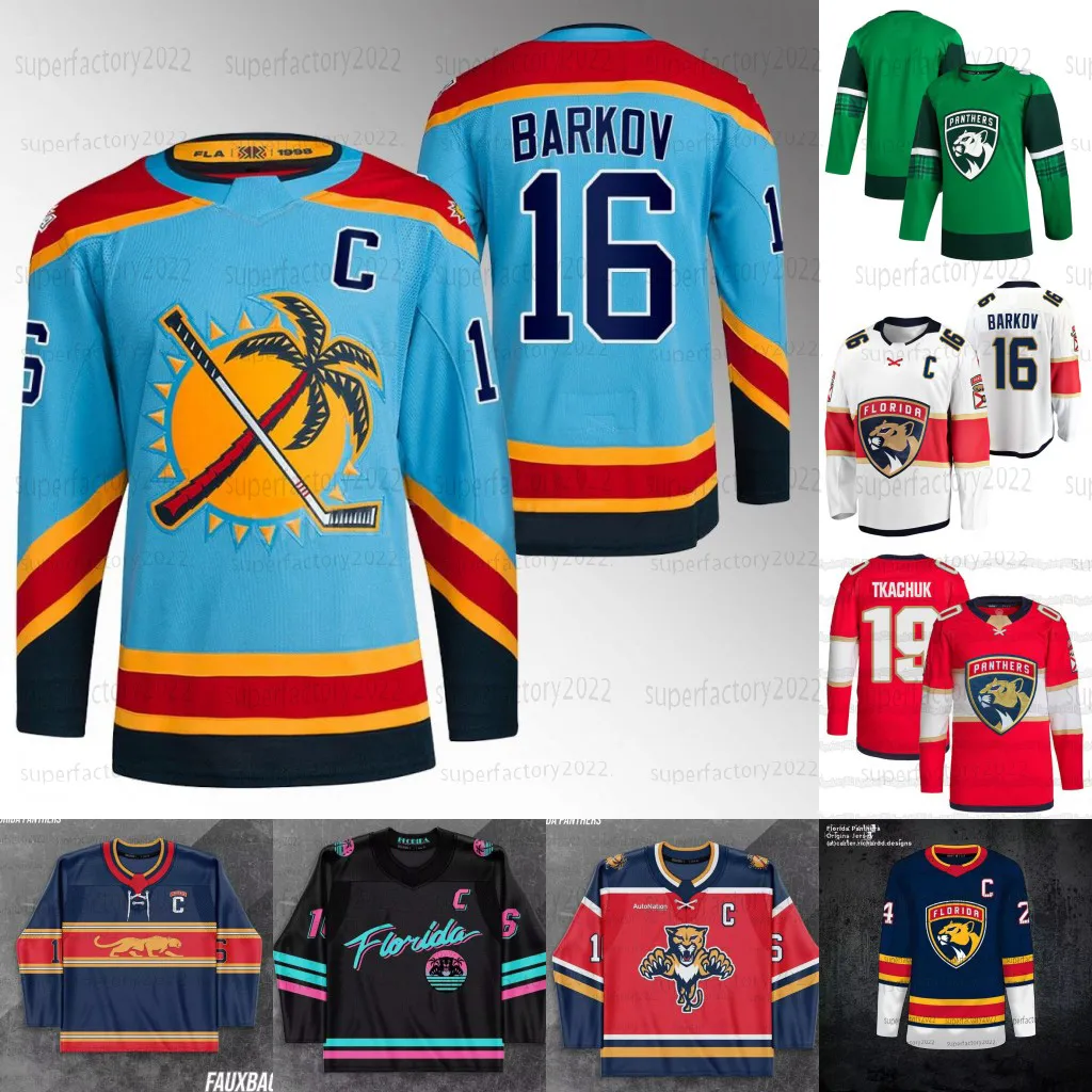 16 Aleksander Barkov Florida Kyle Okposo Panthers Jersey Matthew Tkachuk Sergei Bobrovsky Sam Reinhart Aaron Ekblad Vladimir Tarasenko Sam Bennett