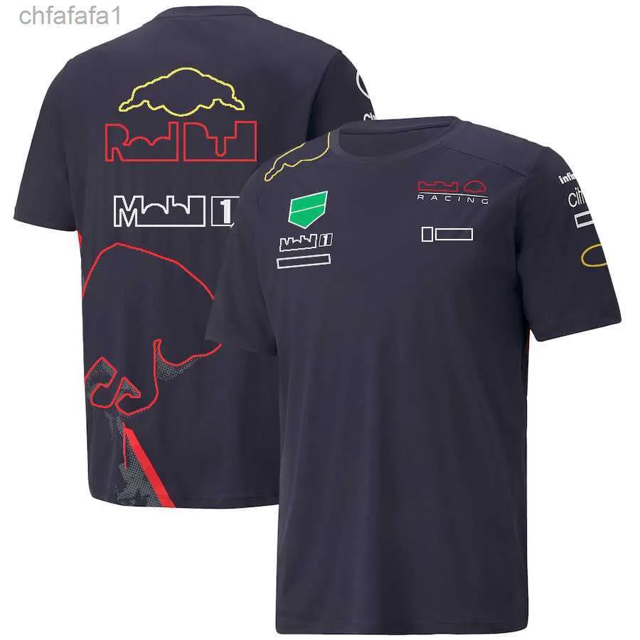 Nieuw seizoen F1 T-shirt Formule 1 Team Aangepaste Motorsport Zomer Werkkleding Z8C5
