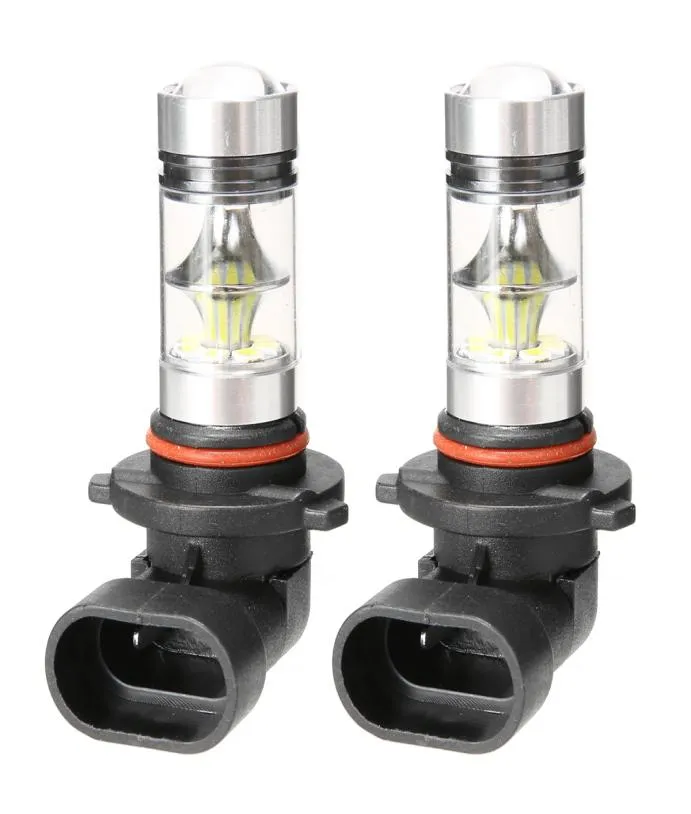 Universel 2 pièces ensemble 100W H10 9145 9005 6000K haute puissance voiture conduite antibrouillard ampoule universelle voiture camion LED lumière externe Bulbs8599250