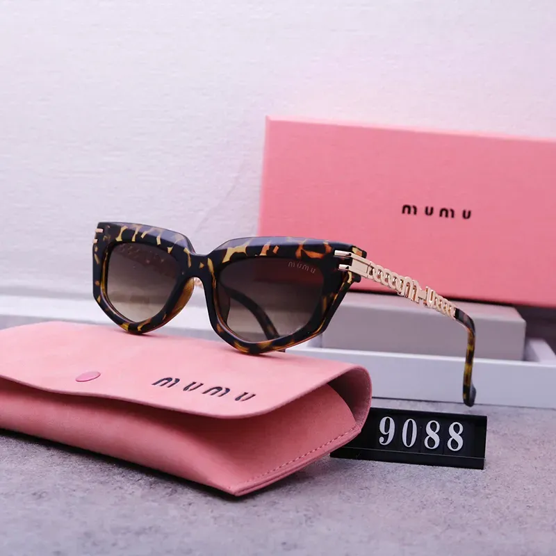 Designer-Sonnenbrillen für Damen, Marke, Buchstabe MI, Brille, rosa, modische Damenbrille, Herren, klassische Cat-Eye-Brille, mehrfarbige Sonnenbrille, Urlaubsaccessoires