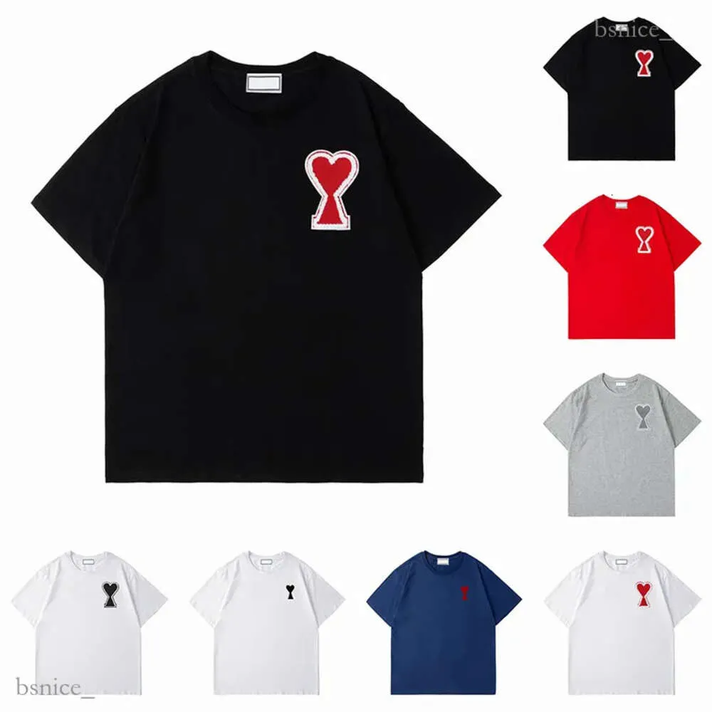 Camiseta Amis Mens Womens Designers Camisetas Hip Hop Moda Impressão Manga Curta Alta Qualidade Homem Camiseta Polo Chothes Tees 420