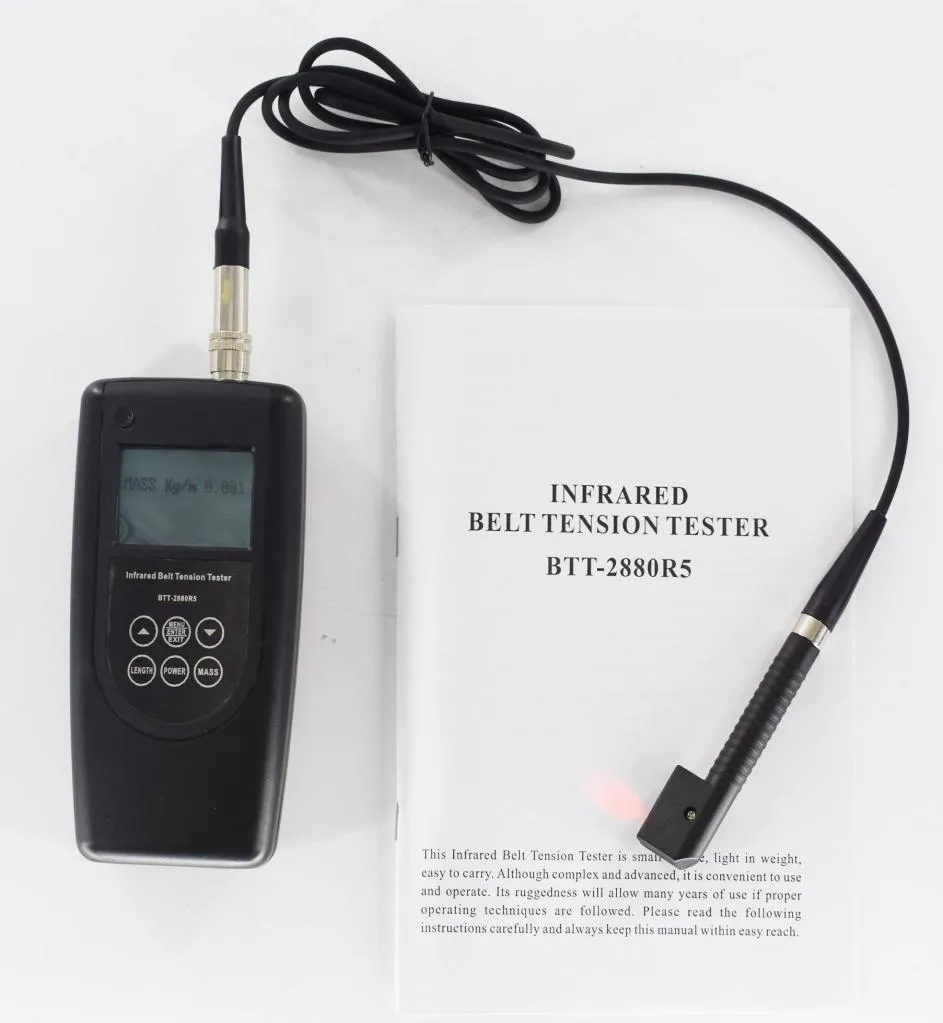 Handhel infraröd bältesspänningstestare BTT2880R5 Mät bältesspänningen för motor och andra maskiner snabbt5336844