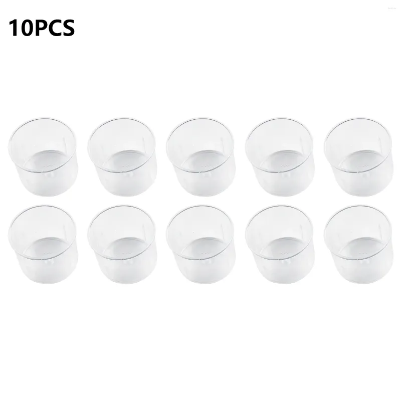測定ツール10pcsカップ15ml/30ml透明なプラスチック二重スケールクリアメジャー液体実験室キッチン