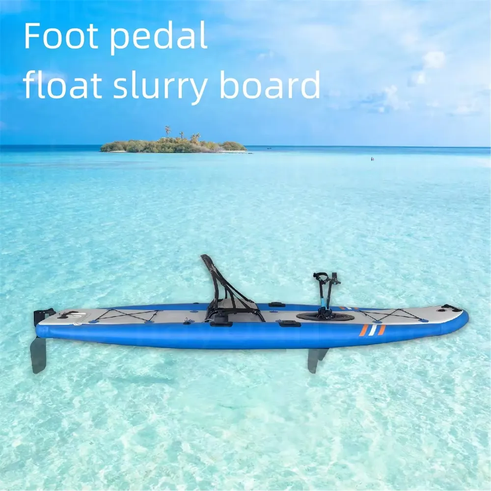 Vatten racing fotpedalbåt isup uppblåsbar kajak surfbräda pedal stil fiske tavla float paddleboarding nybörjare vatten skateboard