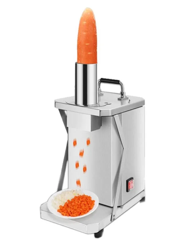 Electric Vegetable Fruits Dicing Machine Commercial Carrot Onion Pellet Stainless Steel Dicer 220V7054731